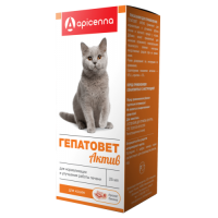 Гепатовет Актив (Апи-Сан) для кошек, флак. 25 мл