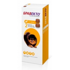 Бравекто для собак 2-4,5 кг. 112,5 мг. 2 таб, в упак.