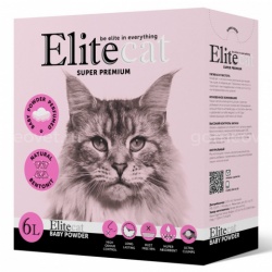 ELITECAT "BABY POWDER" Наполнитель комкующийся с ароматом детской пудры