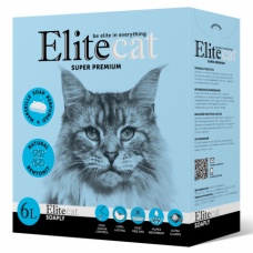 ELITECAT "SOAPLY" Наполнитель комкующийся с ароматом мыла