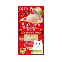 INABA CIAO крем-лакомство для кошек Churu Pon пюре Тунец Магуро, 35 г х 2 шт