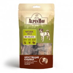 AlpenHof Хрустящие кубики для собак из легкого теленка 20 г