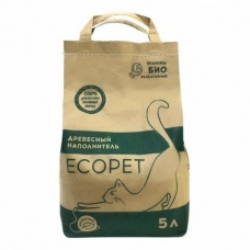 Наполнитель Древесный Ecopet 5 л