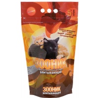 Зооник Впитывающий наполнитель для кошек 5л