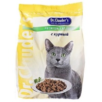 Dr. Cluader's cухой корм с КУРИЦЕЙ для кошек, 400 г
