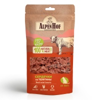 AlpenHof Лакомство Сердечки из телятины для кошек 50г, A603