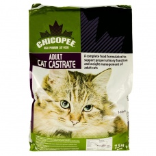 CHICOPEE Adult Castrate Cat сухой корм для кастрир. кошек, уп. 2,4, 4, 7,5 и 15 кг