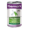 Gemon Dog Medium консервы для собак средних пород кусочки ягненка с рисом 1250г