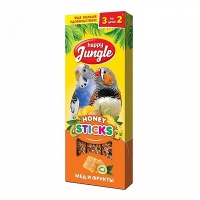 Happy Jungle Палочки для птиц мед и фрукты 3 шт