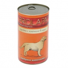 PROLAPA консервы ягненок в соусе для собак, 1,24 кг