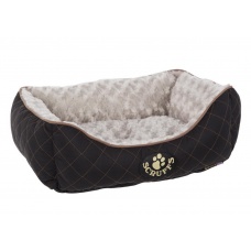 SCRUFFS Лежак c бортиками Wilton черный