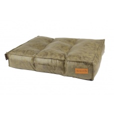 SCRUFFS Матрас для собак "Knightsbridge", экокожа, оливковый