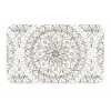 TARHONG Коврик под миски "Boho Medallion", бежевая с рисунком, 48х29см
