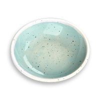 TARHONG Миска для животных "Desert Wash", бело-зеленая, 13,3х2,8см (180мл)