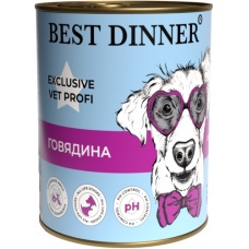 Best Dinner Exclusive Vet Profi Urinary консервы для собак Говядина