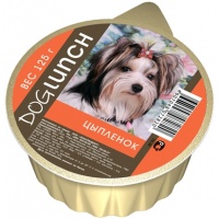 Dog Lunch консервы для собак крем-суфле Цыпленок