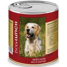 Dog Lunch консервы для собак Мясное ассорти
