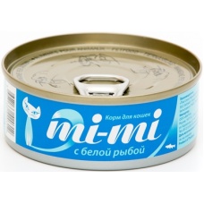 MI-MI консервы для кошек и котят с белой рыбой