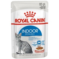 Royal Canin Indoor Sterilised пауч для домашних стерил. кошек кусочки в соусе