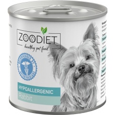 ZOODIET Hypoallergenic Rabbit консервы для собак склонных к аллергии Кролик