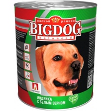 Зоогурман BIG DOG консервы для собак Индейка с белым зерном