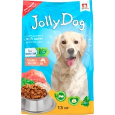 Зоогурман Jolly Dog сухой корм для собак Лосось с рисом