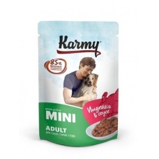 KARMY Mini Adult влажный корм для собак мелких пород, Индейка в соусе 80 г